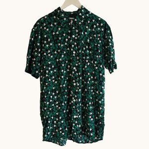 Tipsy Elves St. Patty's Day Shamrock Button Down NWOT